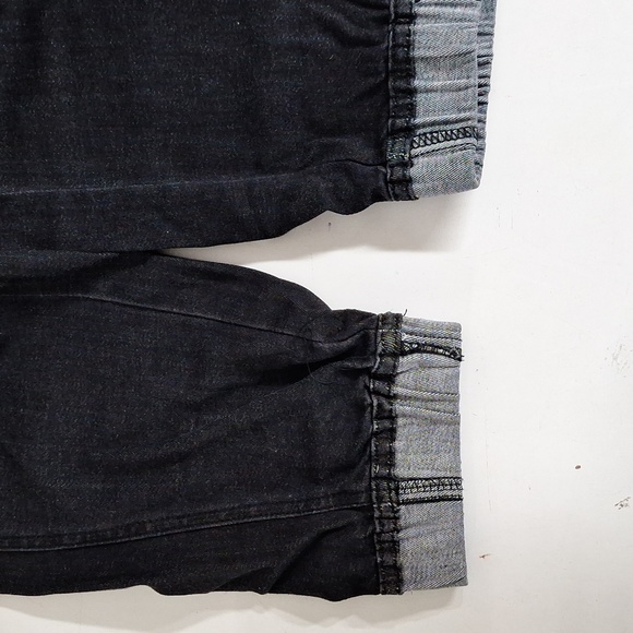 NEW! Democracy Pull-On High-Rise Denim Jogger Jeans, Black - Slimming, Stretch - Picture 5 of 10